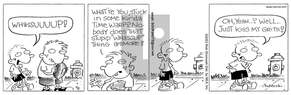 Soup to Nutz - Old on Wednesday November 5, 2003 Comic Strip