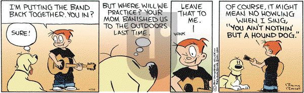 Red and Rover on Monday April 25, 2011 Comic Strip