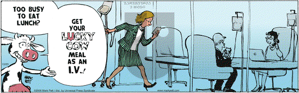 Lucky Cow on Saturday December 23, 2006 Comic Strip
