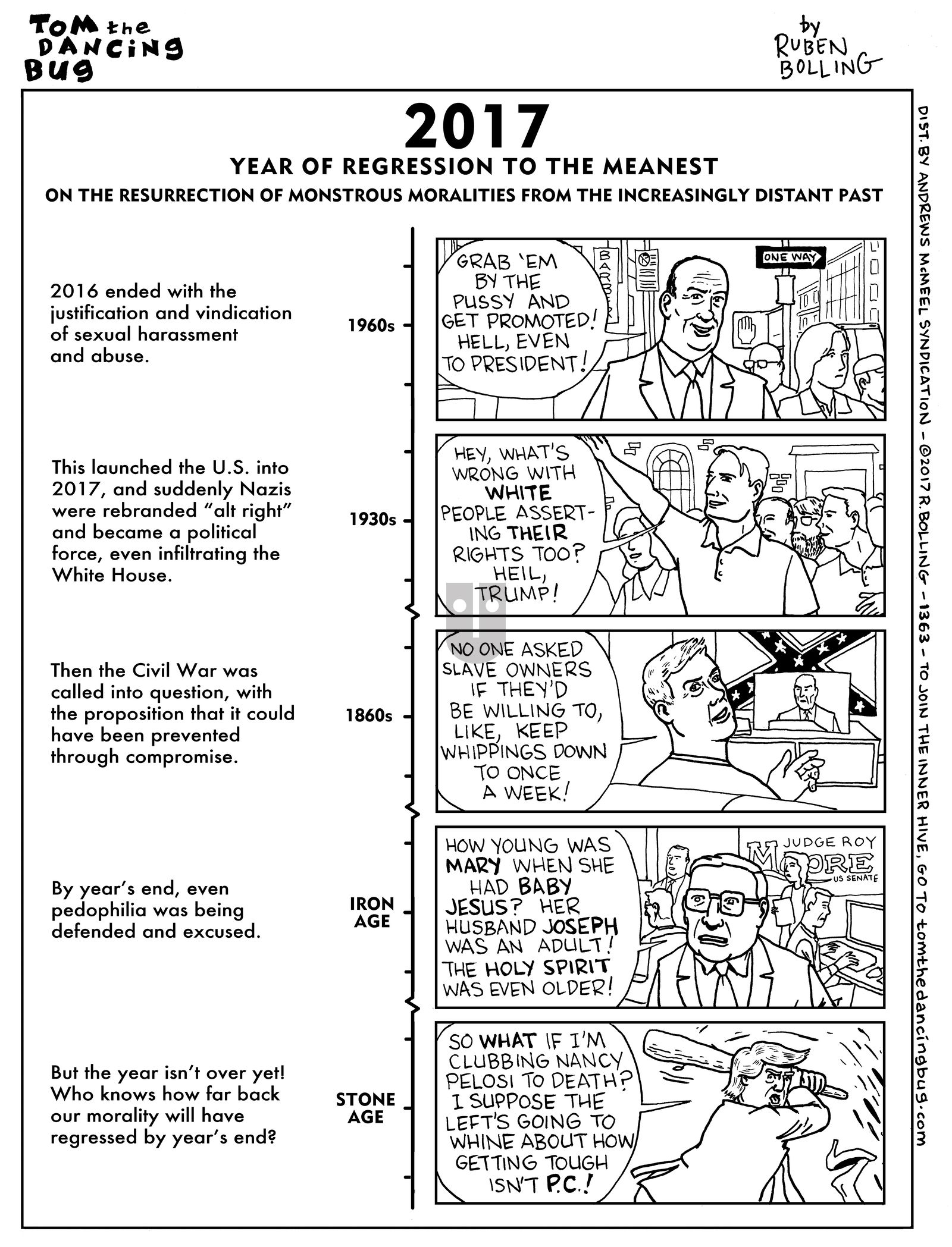 Tom the Dancing Bug - Monday November 13, 2017 Comic Strip