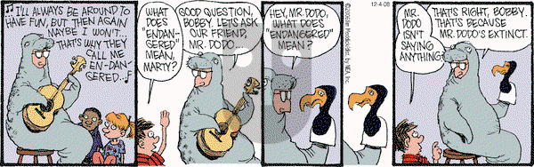 Monty on Thursday December 4, 2008 Comic Strip