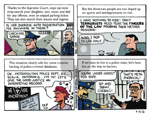 Ted Rall on Friday April 13, 2012 Comic Strip