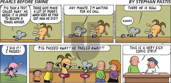 Pearls Before Swine - Sunday September 18, 2016 Comic Strip