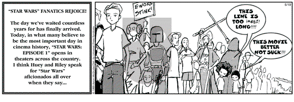 The Boondocks on Wednesday May 19, 1999 Comic Strip