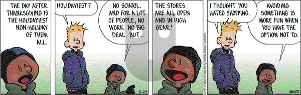 Frazz on Friday November 29, 2019 Comic Strip