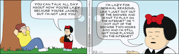 Nancy on Tuesday May 28, 2019 Comic Strip