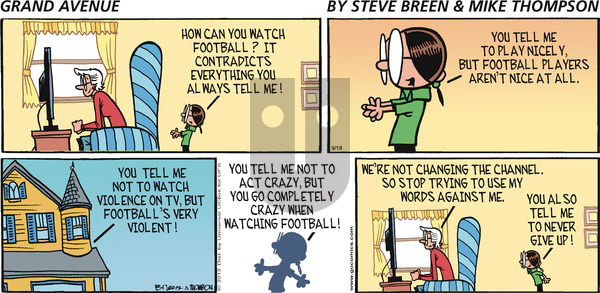 Grand Avenue on Sunday September 18, 2016 Comic Strip