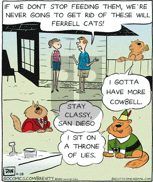Brevity on Saturday April 18, 2015 Comic Strip