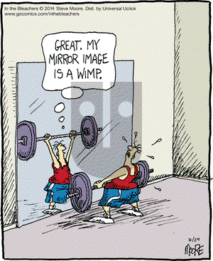 In the Bleachers on Thursday July 24, 2014 Comic Strip