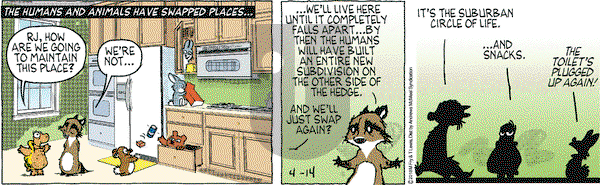 Over the Hedge - Saturday April 14, 2018 Comic Strip