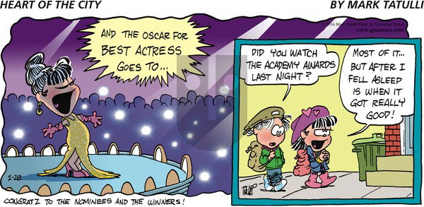 Heart of the City on Sunday February 28, 2016 Comic Strip