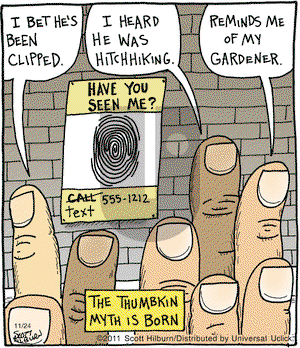 The Argyle Sweater on Thursday November 24, 2011 Comic Strip