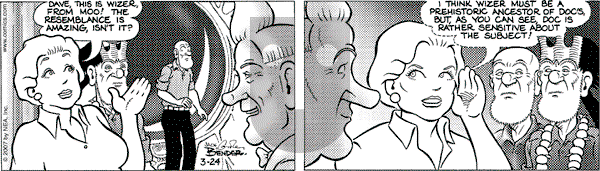 Alley Oop on Saturday March 24, 2007 Comic Strip