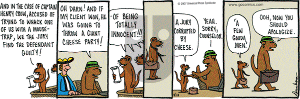 Overboard on Friday April 13, 2007 Comic Strip