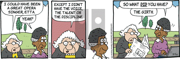 Lola on Thursday April 21, 2016 Comic Strip