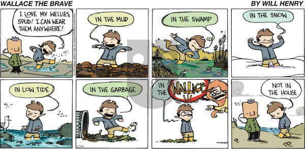 Wallace the Brave on Sunday November 24, 2019 Comic Strip