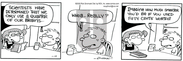 Soup to Nutz - Old on Tuesday November 28, 2006 Comic Strip