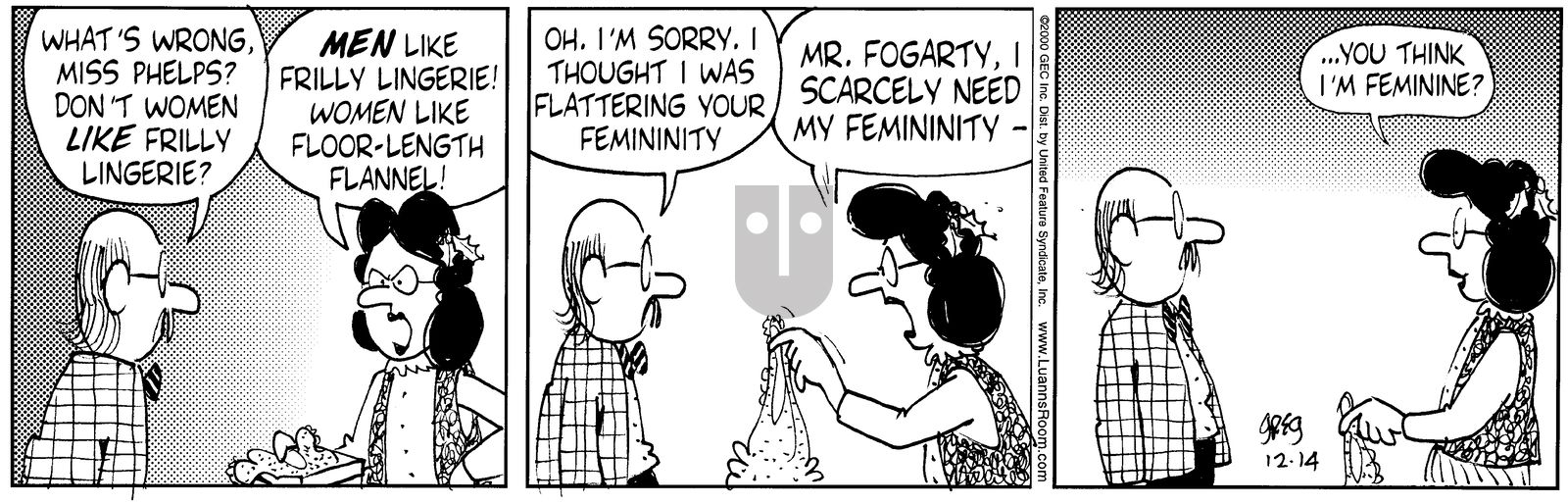 Luann - Thursday December 14, 2000 Comic Strip