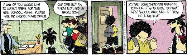 The Buckets on Tuesday January 9, 2018 Comic Strip