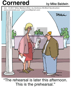 Cornered on Friday September 8, 2017 Comic Strip