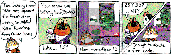 Breaking Cat News - Monday October 14, 2024 Comic Strip