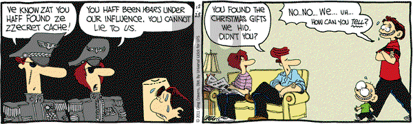 The Buckets on Friday December 23, 2011 Comic Strip