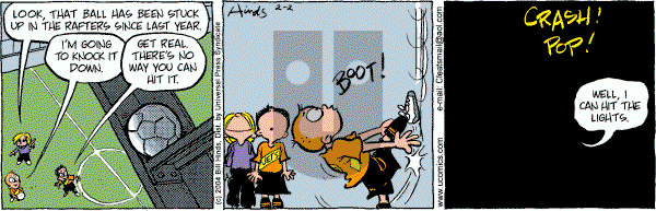 Cleats - Monday February 2, 2004 Comic Strip