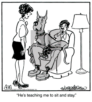 Marmaduke on Thursday April 12, 2007 Comic Strip