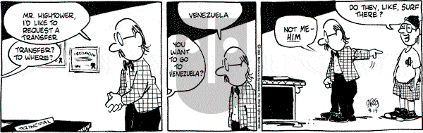 Luann on Friday September 17, 1993 Comic Strip