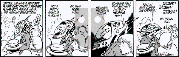 Doonesbury on Friday July 22, 1988 Comic Strip
