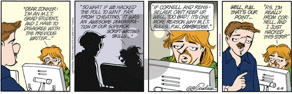 Doonesbury on Thursday June 8, 2006 Comic Strip