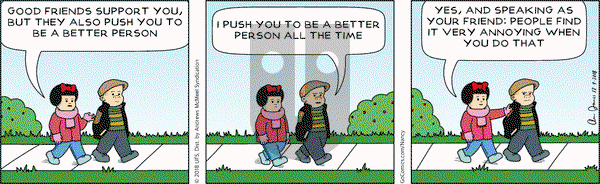 Nancy on Tuesday December 4, 2018 Comic Strip