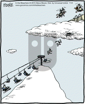In the Bleachers on Monday November 2, 2015 Comic Strip