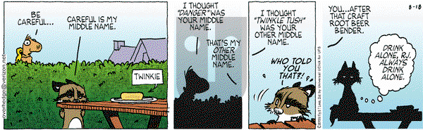 Over the Hedge on Tuesday August 18, 2015 Comic Strip