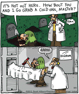 The Argyle Sweater on Friday August 9, 2013 Comic Strip
