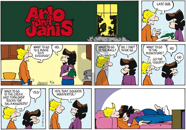 Arlo and Janis on Sunday March 23, 1997 Comic Strip