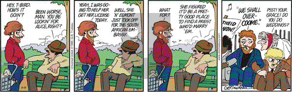 Doonesbury on Saturday September 19, 2015 Comic Strip