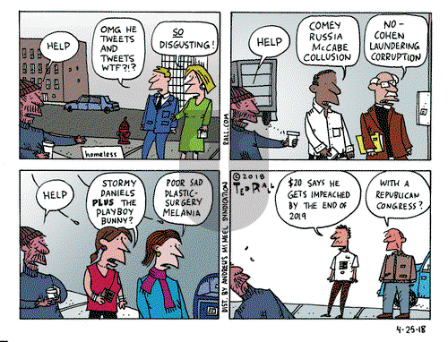 Ted Rall on Wednesday April 25, 2018 Comic Strip