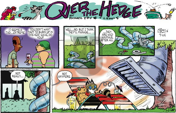 Over the Hedge on Sunday July 25, 2021 Comic Strip