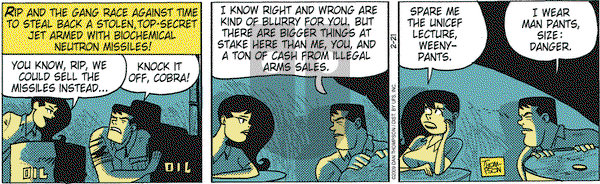 Rip Haywire on Saturday February 21, 2009 Comic Strip