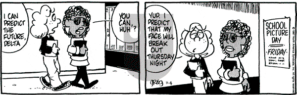 Luann on Wednesday November 4, 1987 Comic Strip