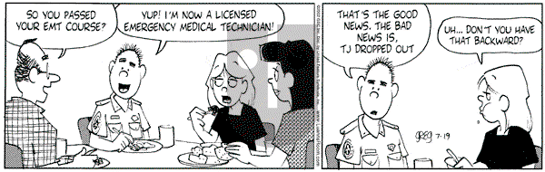 Luann on Friday July 19, 2002 Comic Strip