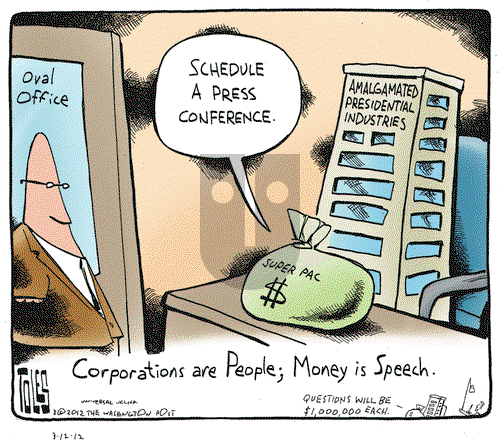 Tom Toles on Monday March 12, 2012 Comic Strip