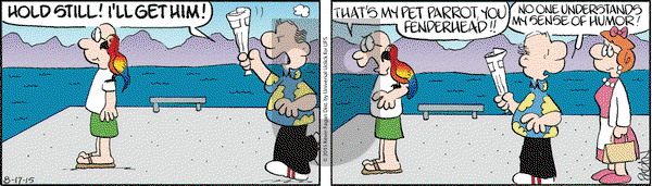 Drabble on Monday August 17, 2015 Comic Strip