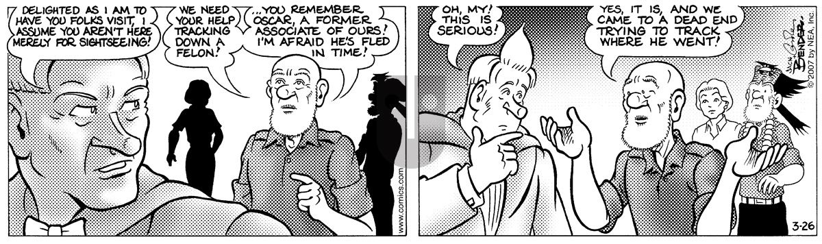 Alley Oop - Monday March 26, 2007 Comic Strip