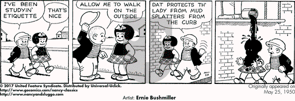 Nancy Classics on Thursday May 25, 2017 Comic Strip