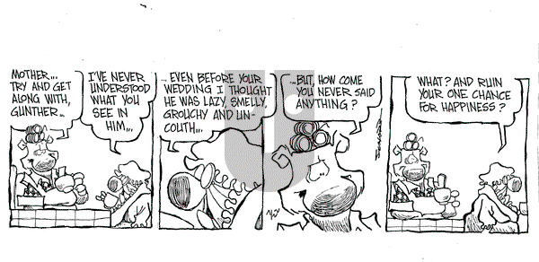 The Grizzwells on Tuesday October 3, 1995 Comic Strip