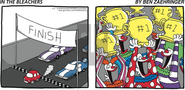 In the Bleachers on Sunday January 12, 2020 Comic Strip