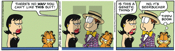 Garfield - Wednesday February 10, 2010 Comic Strip