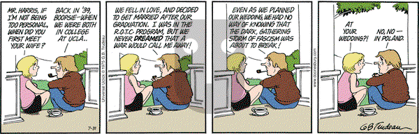 Doonesbury on Thursday July 31, 2014 Comic Strip